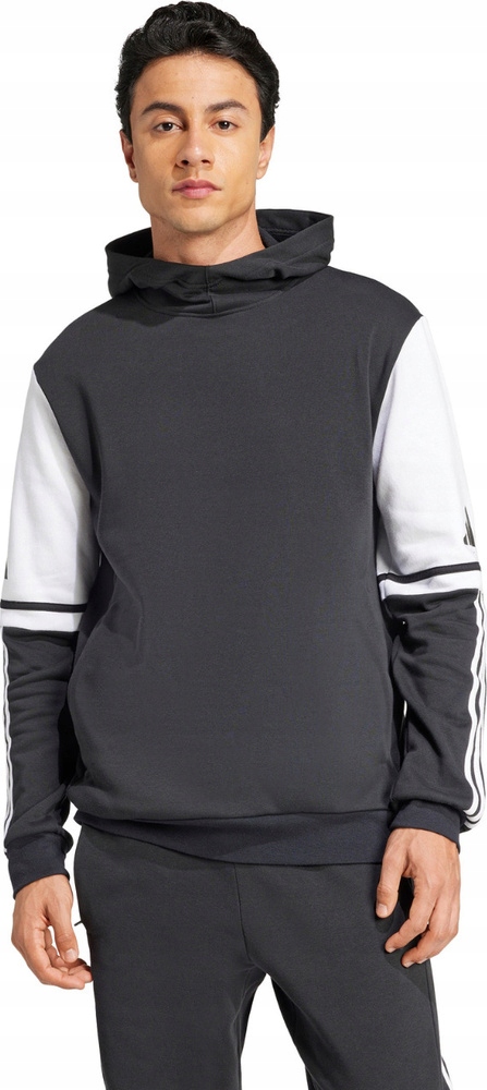 Pánská Mikina Adidas Squadra 25 Sweat Hoody Černobílá JE2776 vel. XL