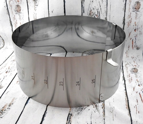 RANT OPASKA DO TORTU REGULOWANA TORTOWNICA FORMA PODZIAŁKA 18-30 H12cm Marka Elhandel