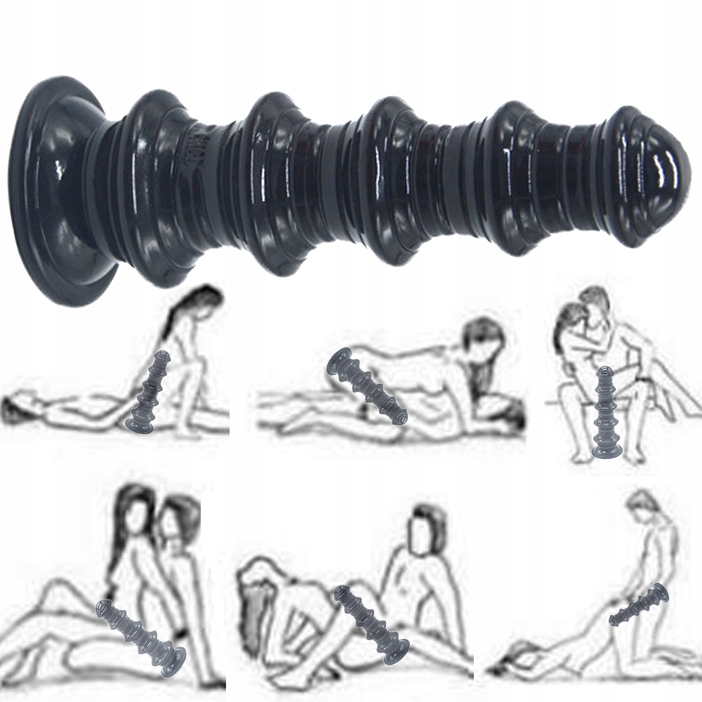 VEĽKÝ ANÁLNY KOLÍK INTÍMNE DILDO BUTT PLUG UNISEX VEŽA Dĺžka 21.6 cm
