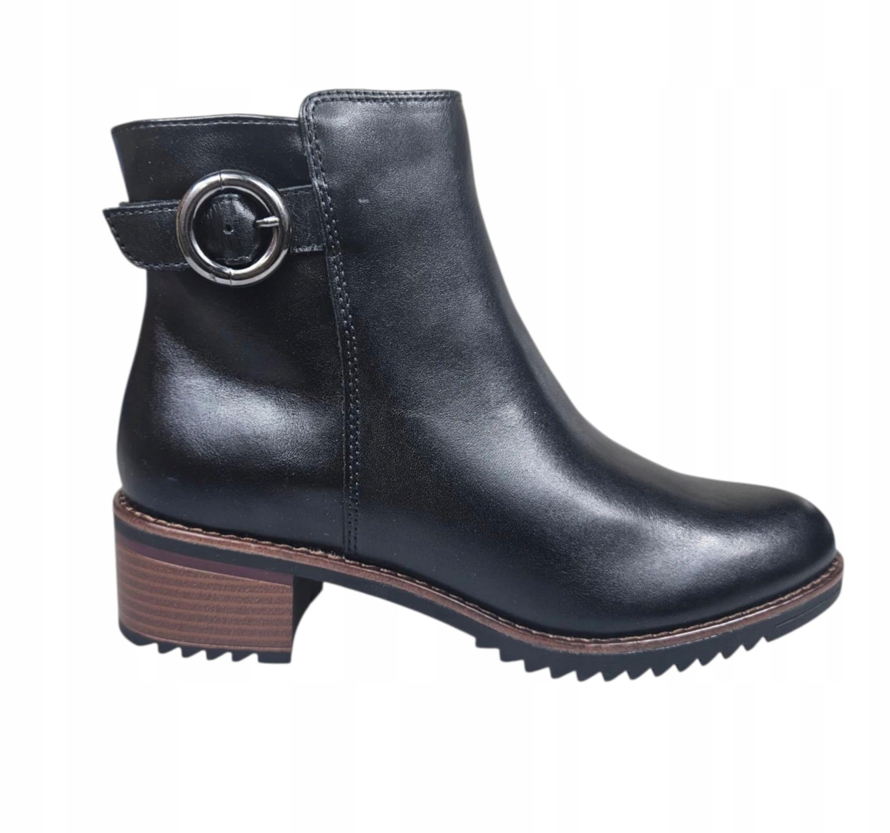 Marco Tozzi Kotníkové Boty Na Nízkém Klocku 2-25377-45 černé vel. 38