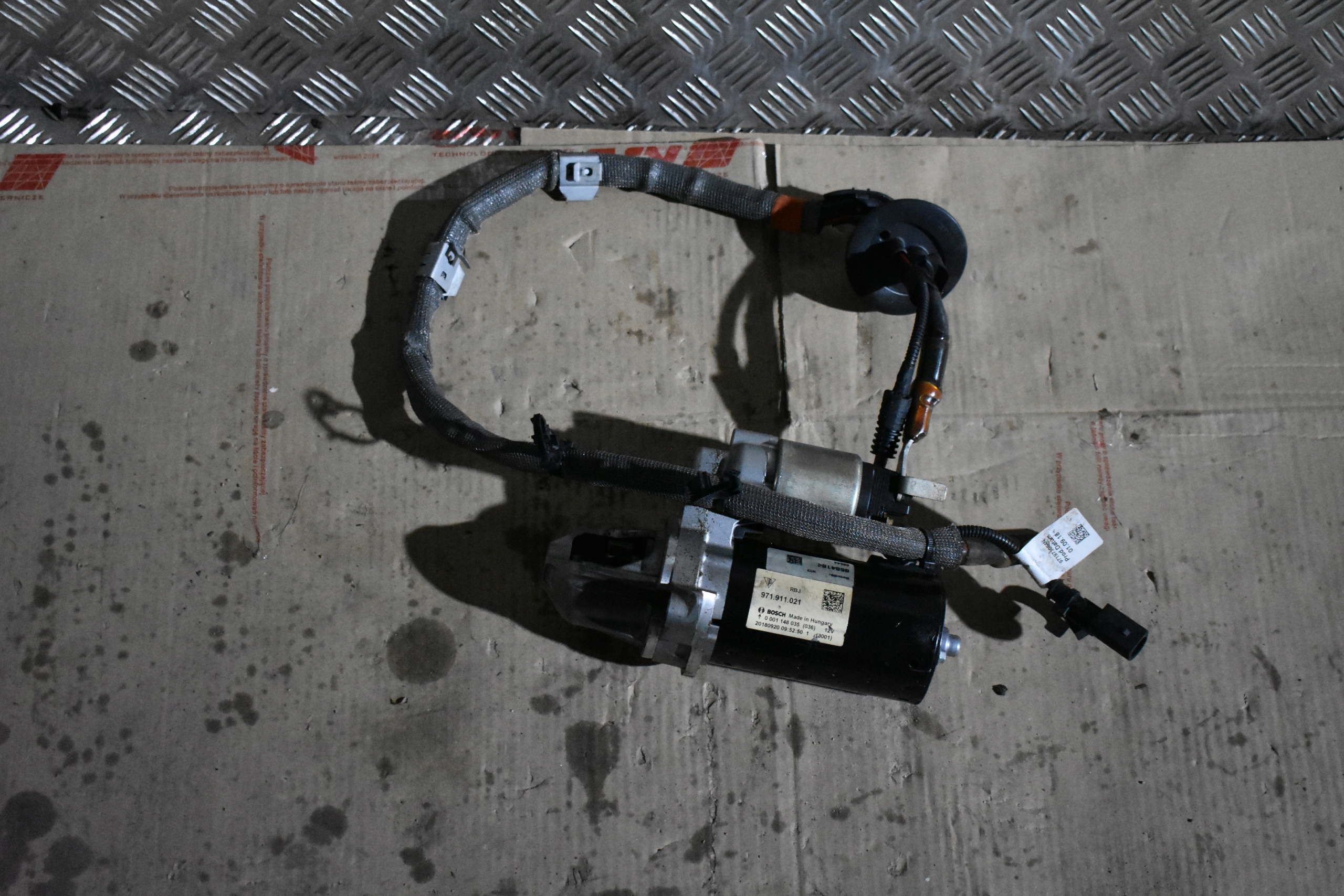 IDEALNY starter wiring KPL. PORSCHE PANAMERA 971 1