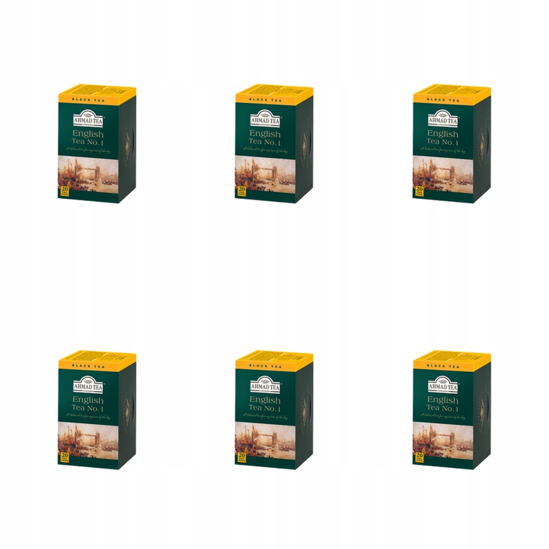 English Tea No.1 Ahmad Tea 20 hliníkových sáčků X6