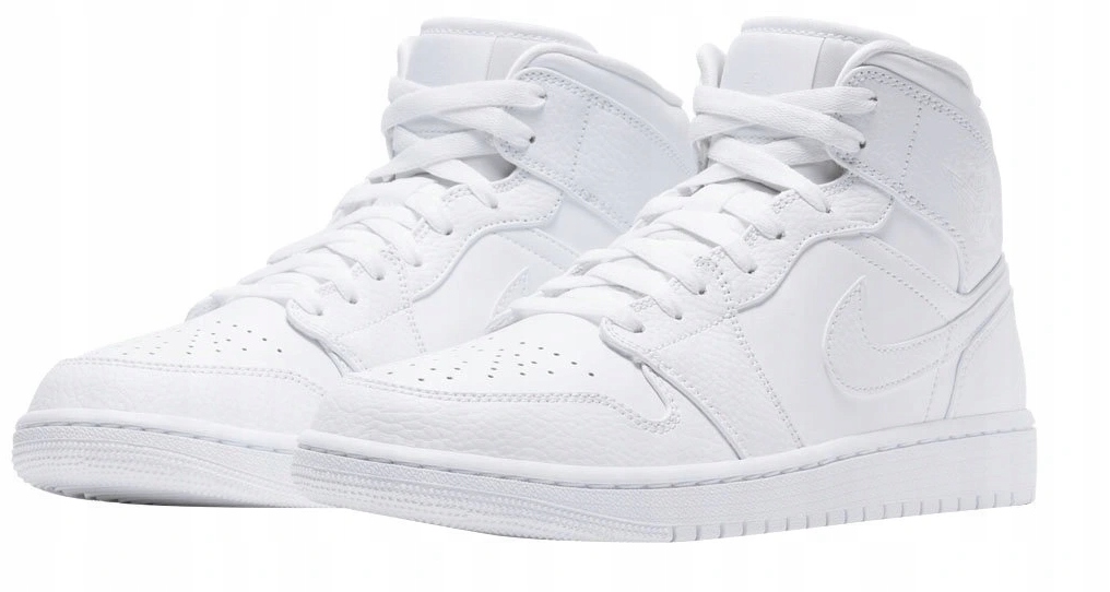 

Nike Air Jordan 1 MID 554724-130 Triple White 42,5