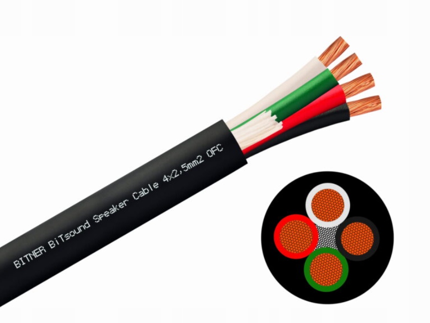 Кабель динамика Bitner LP0201 4 x 2,5 мм2 1 м
