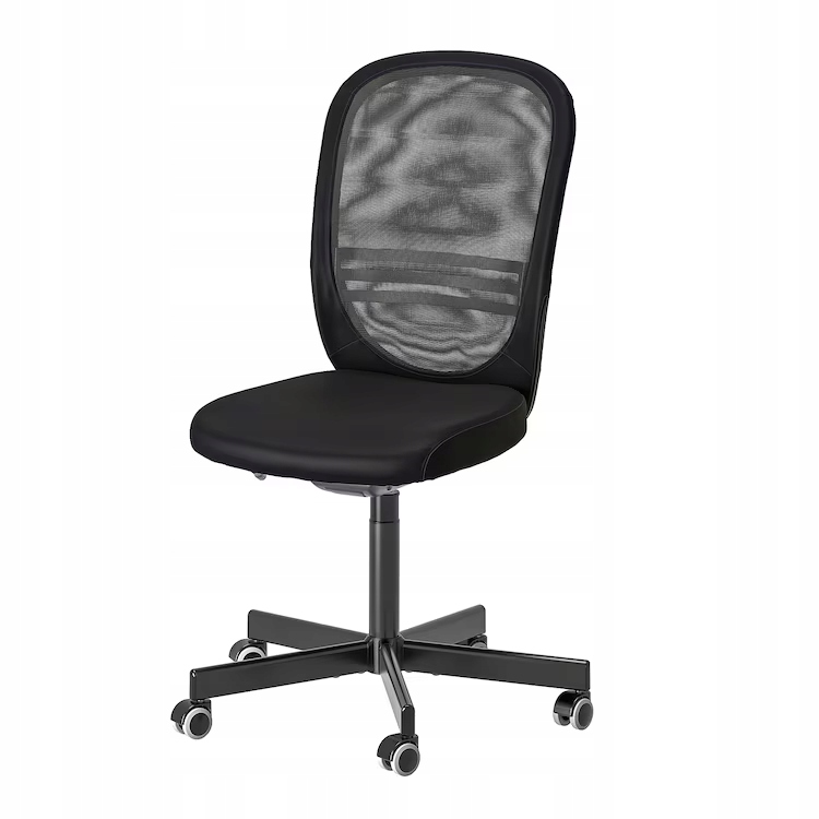 Ikea Flintan krzesło biurowe obrotowe fotel Czarny