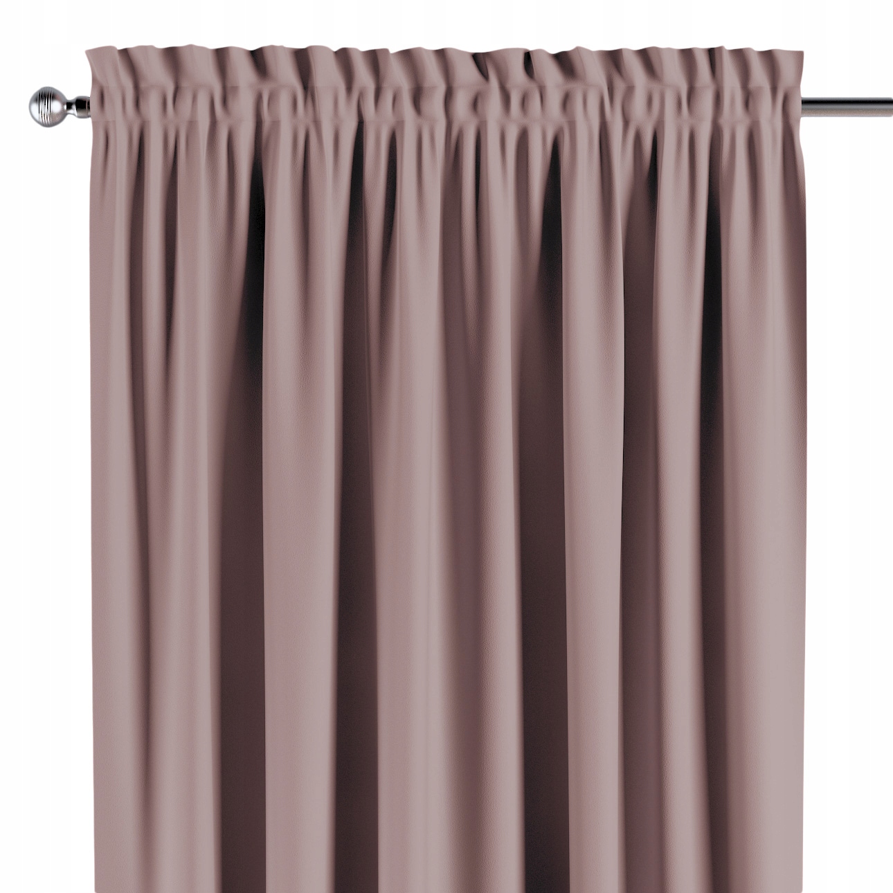 Dekoria Záclona na kanáli s ofinou 1 ks 130x245 cm odtiene ružovej
