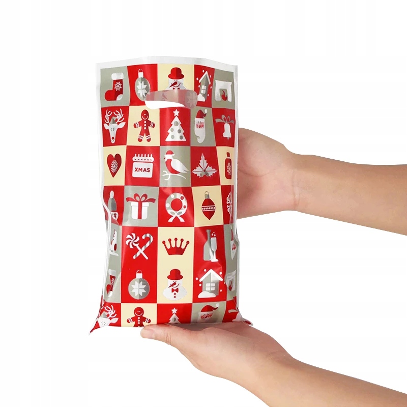 TOREBKA NA PREZENT ŚWIĄTECZNA MIKOŁAJ 25X16cm