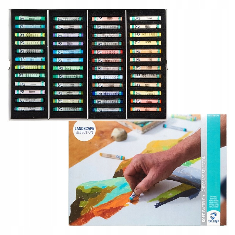 Pastely suché Van Gogh Landscape, 48 barev