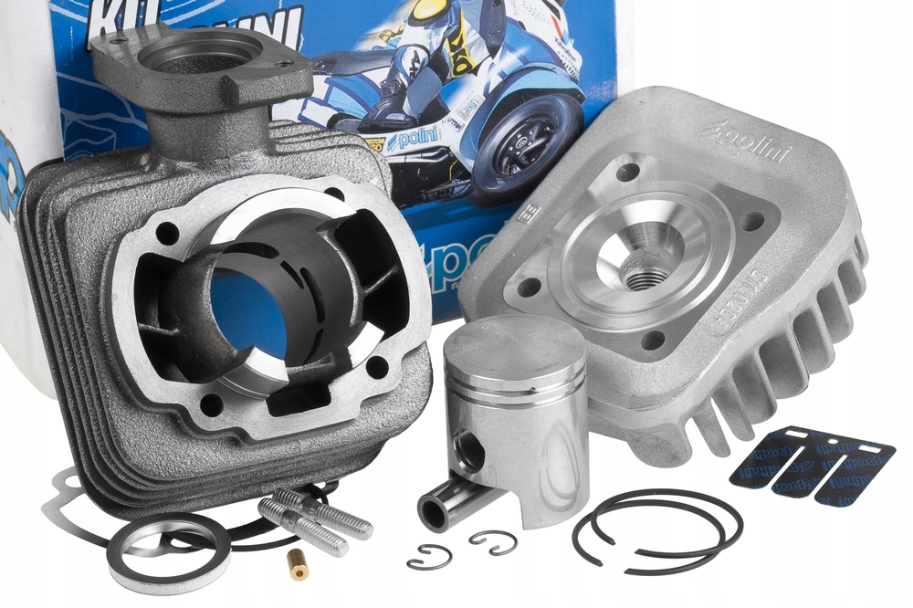 Cylinder Kit Polini Sport 50cc, stojaci Peugeot, Buxy Elyseo Speedfight 1/2