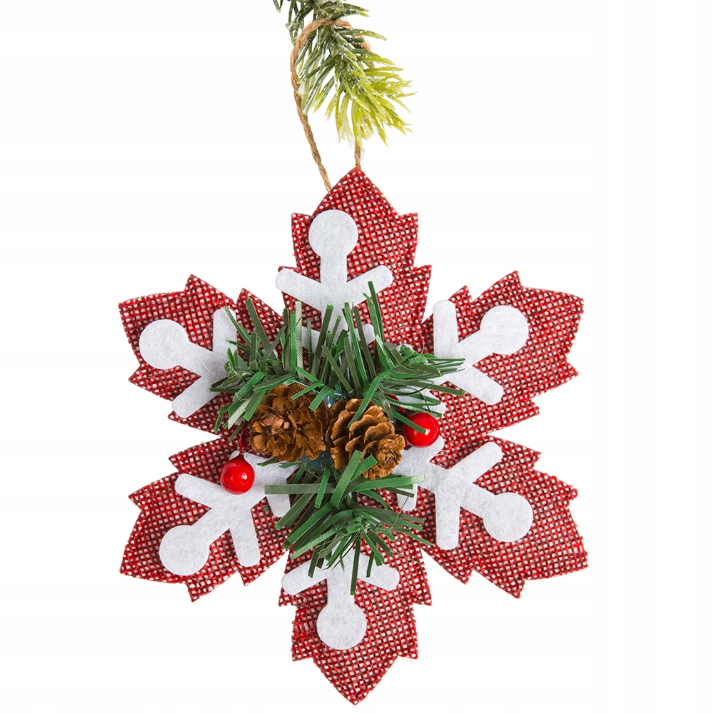 

Zawieszka Gwiazda Betlejemska Czerwona Święta 16cm