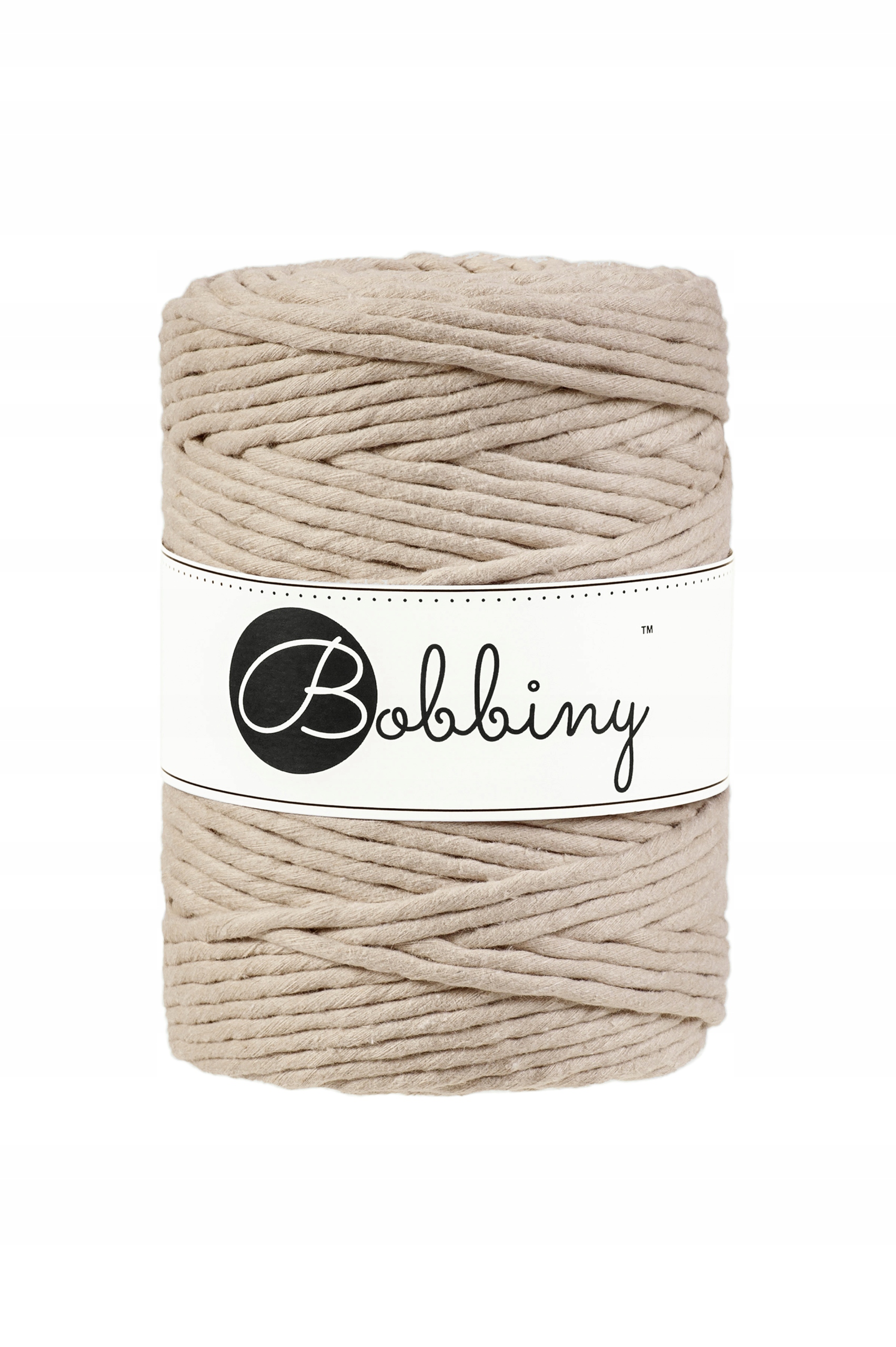 Beige Macrame Cord 5mm 100m