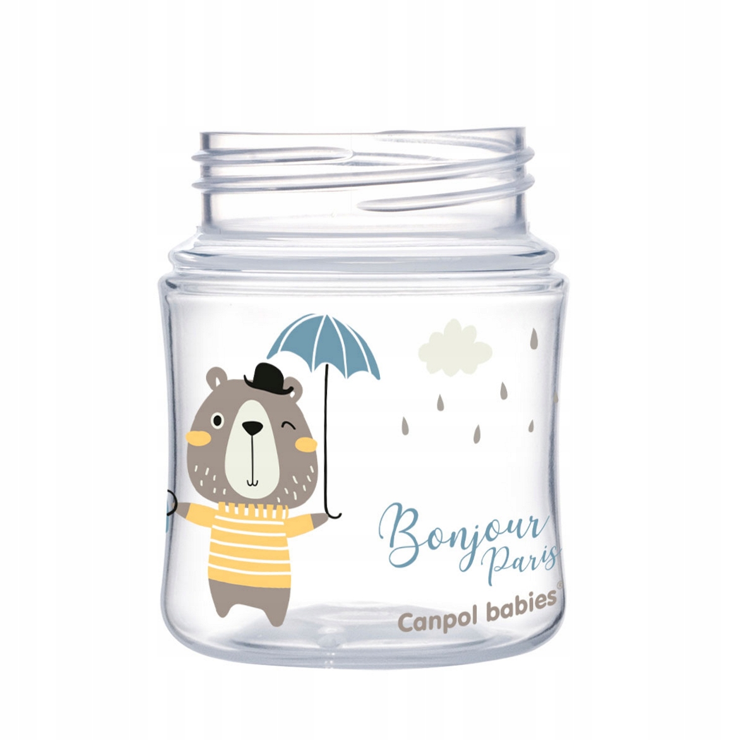 CANPOL BUTELKA ANTYKOLKOWA 120ML SMOCZEK 0m+ PARIS Kod producenta 35/231_blu