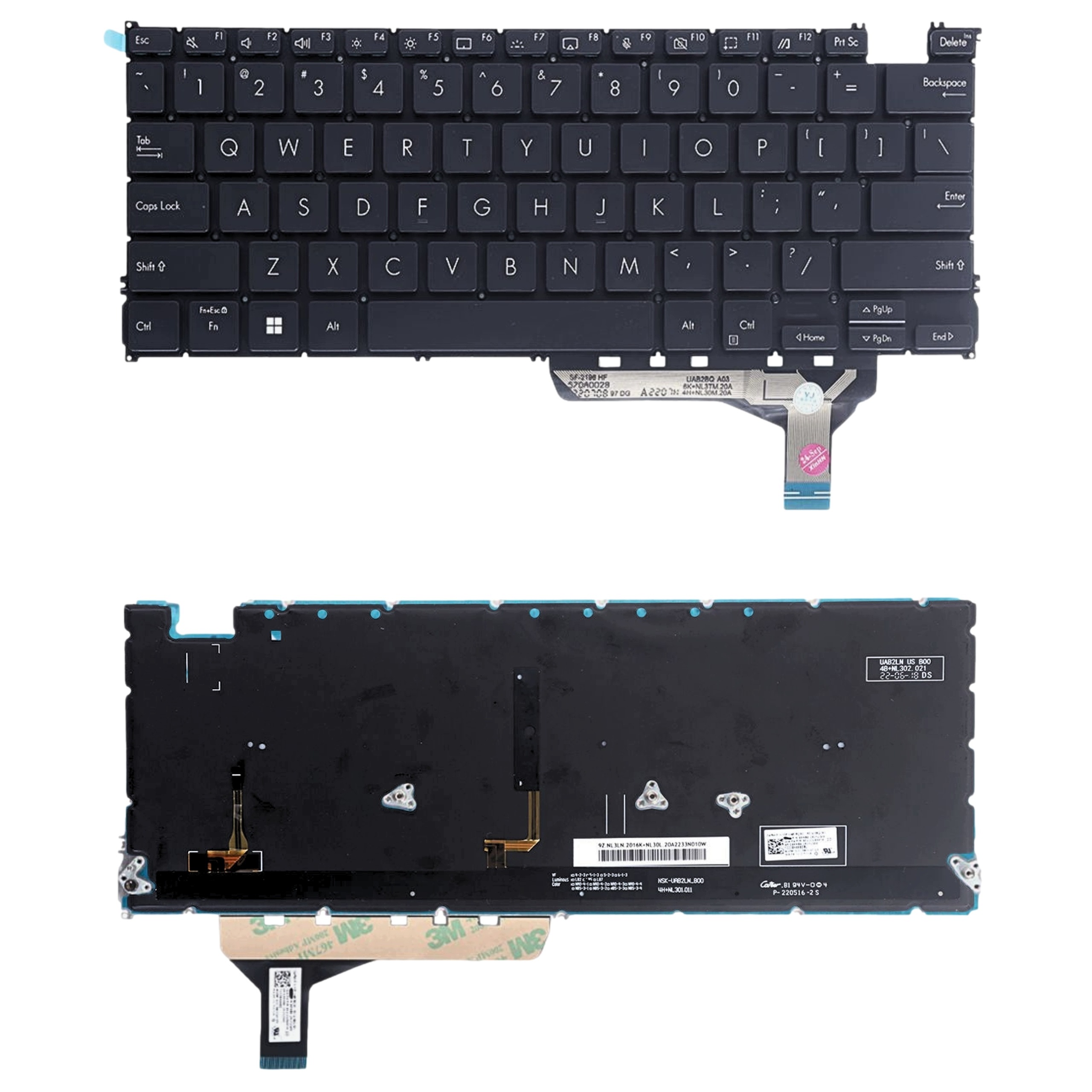 Klávesnice Pro Asus Zenbook 14 Oled UX3402Z UX3402V UM3402 UM5302 Q409ZA Led
