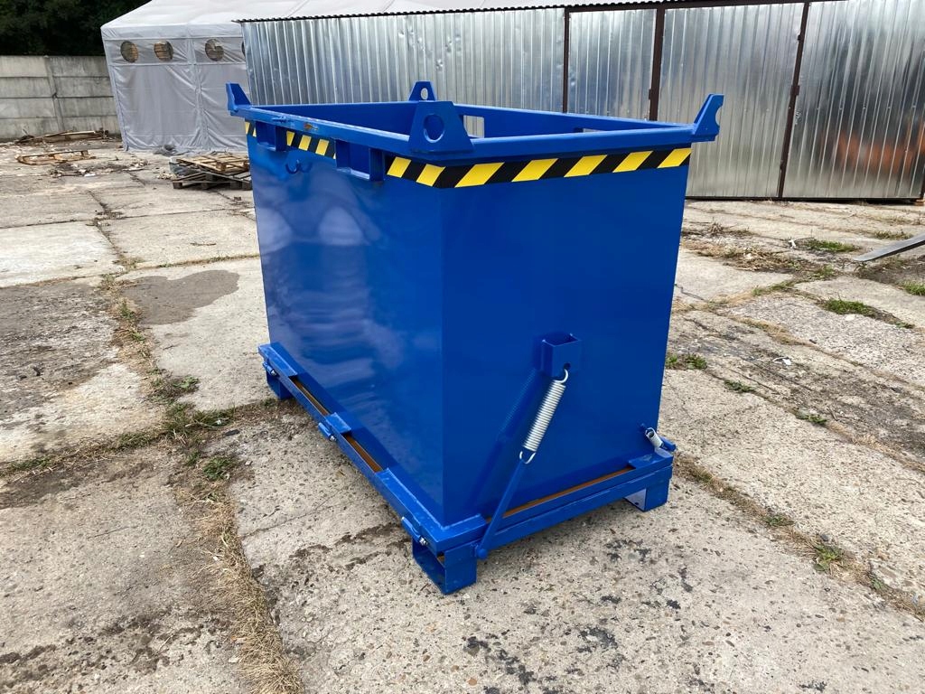 Kontener prostokątny, otwierane dno PMDB 1500 L Waga produktu z opakowaniem jednostkowym 261 kg