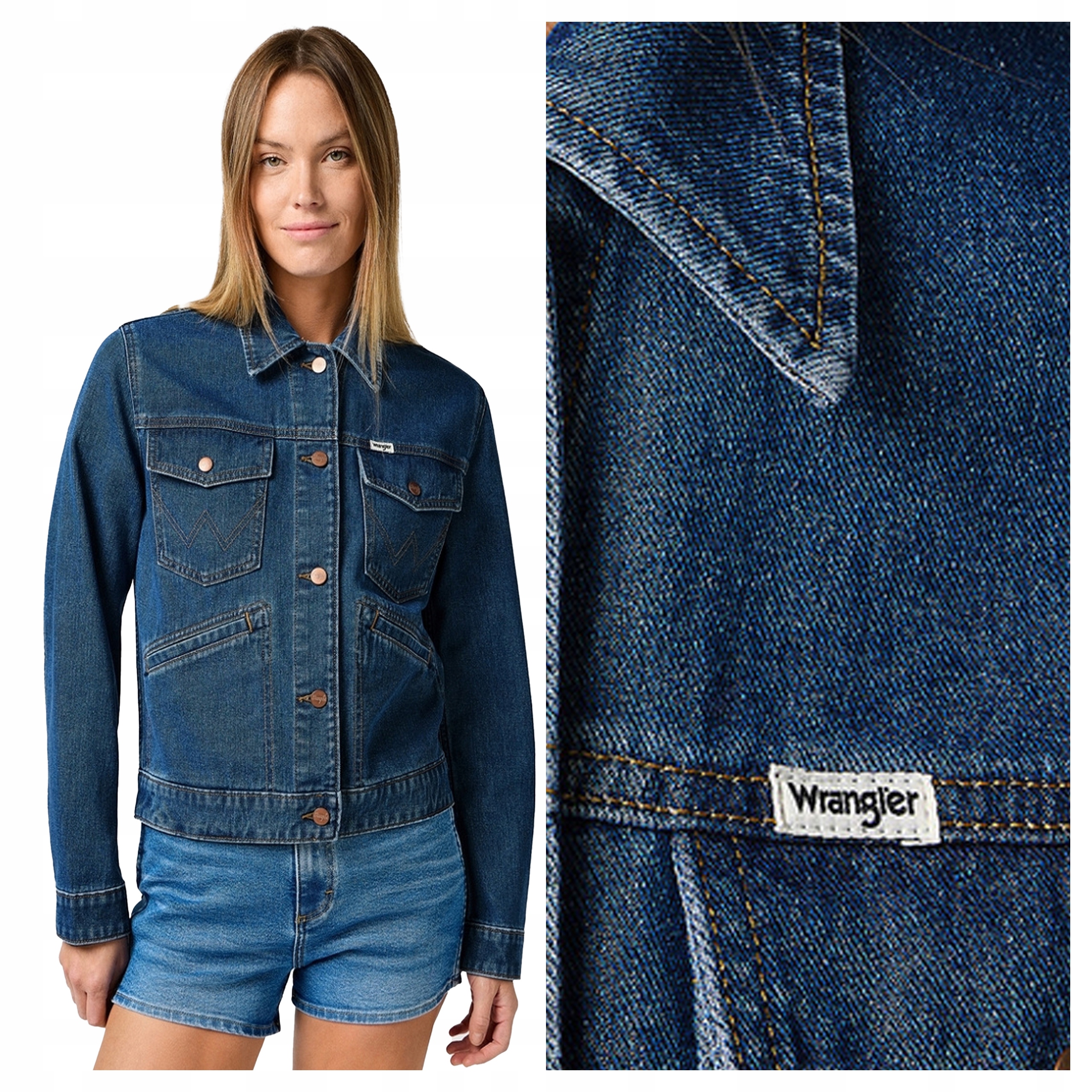 Wrangler Heritage Jacket M Dámská džínová bunda