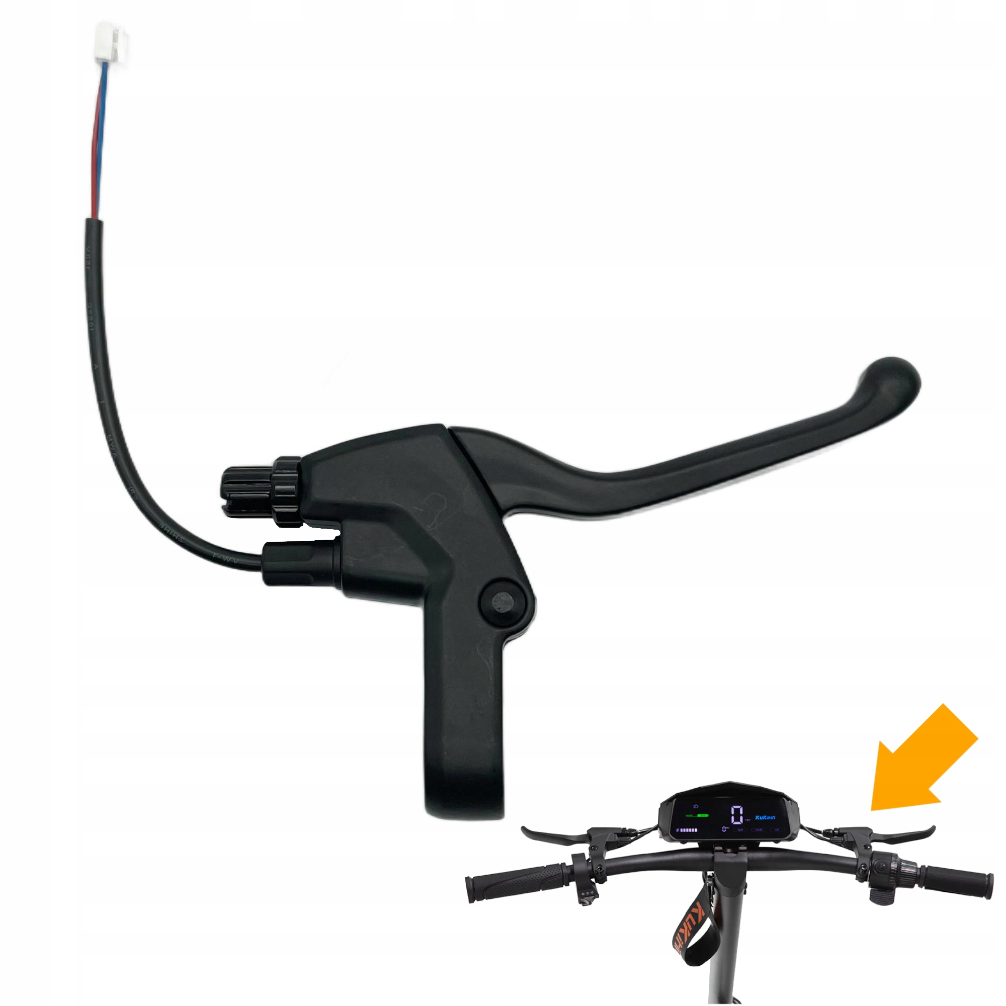 Prawa Klamka Dźwignia Hamulca do Hulajnogi KuKirin G2 G3