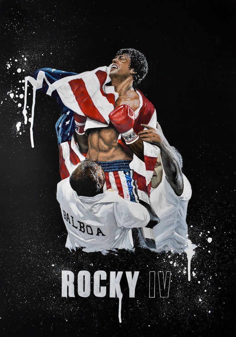 Plakat Rocky Balboa Sylvester Stallone Obraz 90x60 Stan opakowania oryginalne