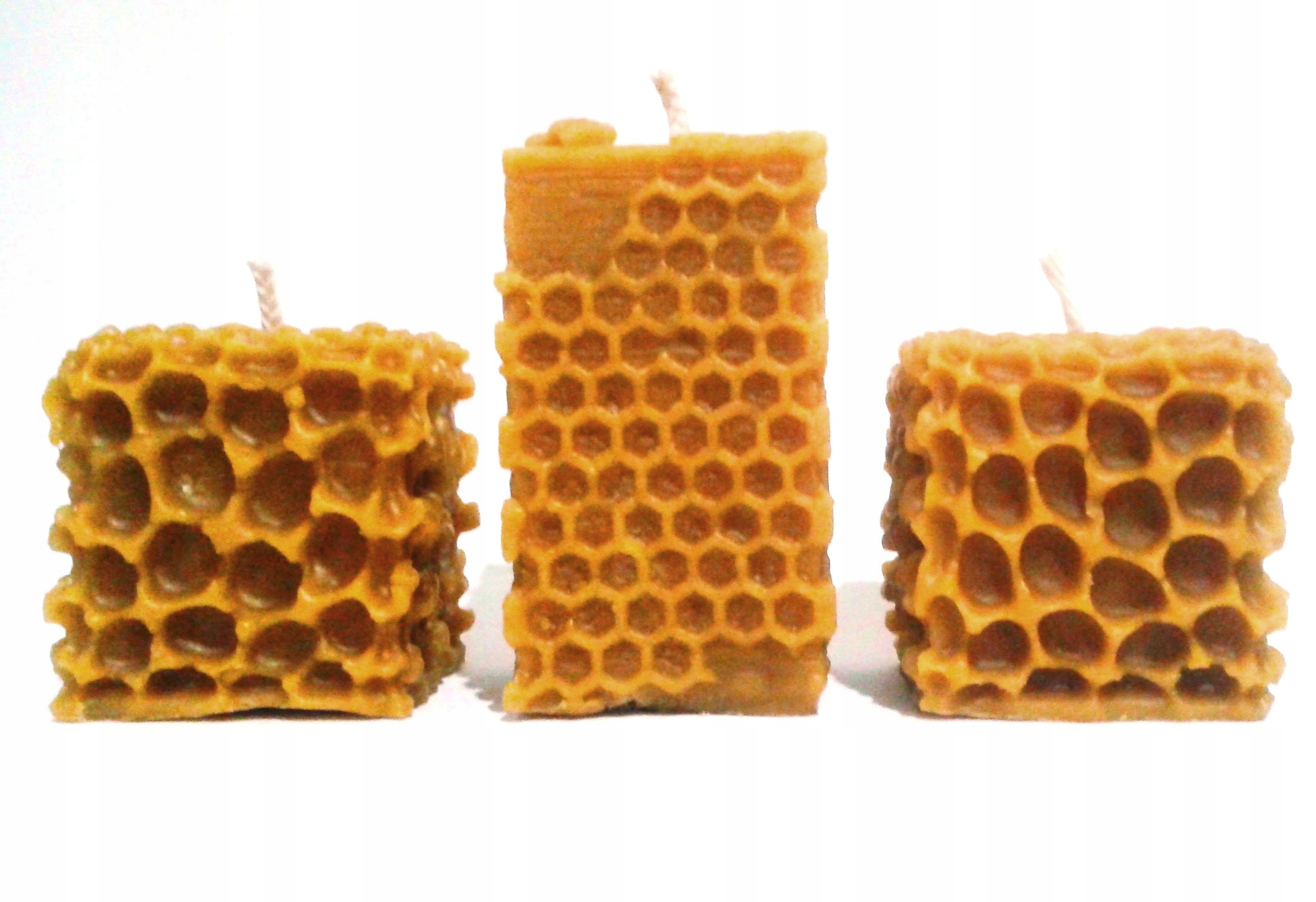 Přírodní Vánoční Svíčky 100% Vosk Včelí Dárek Komplet