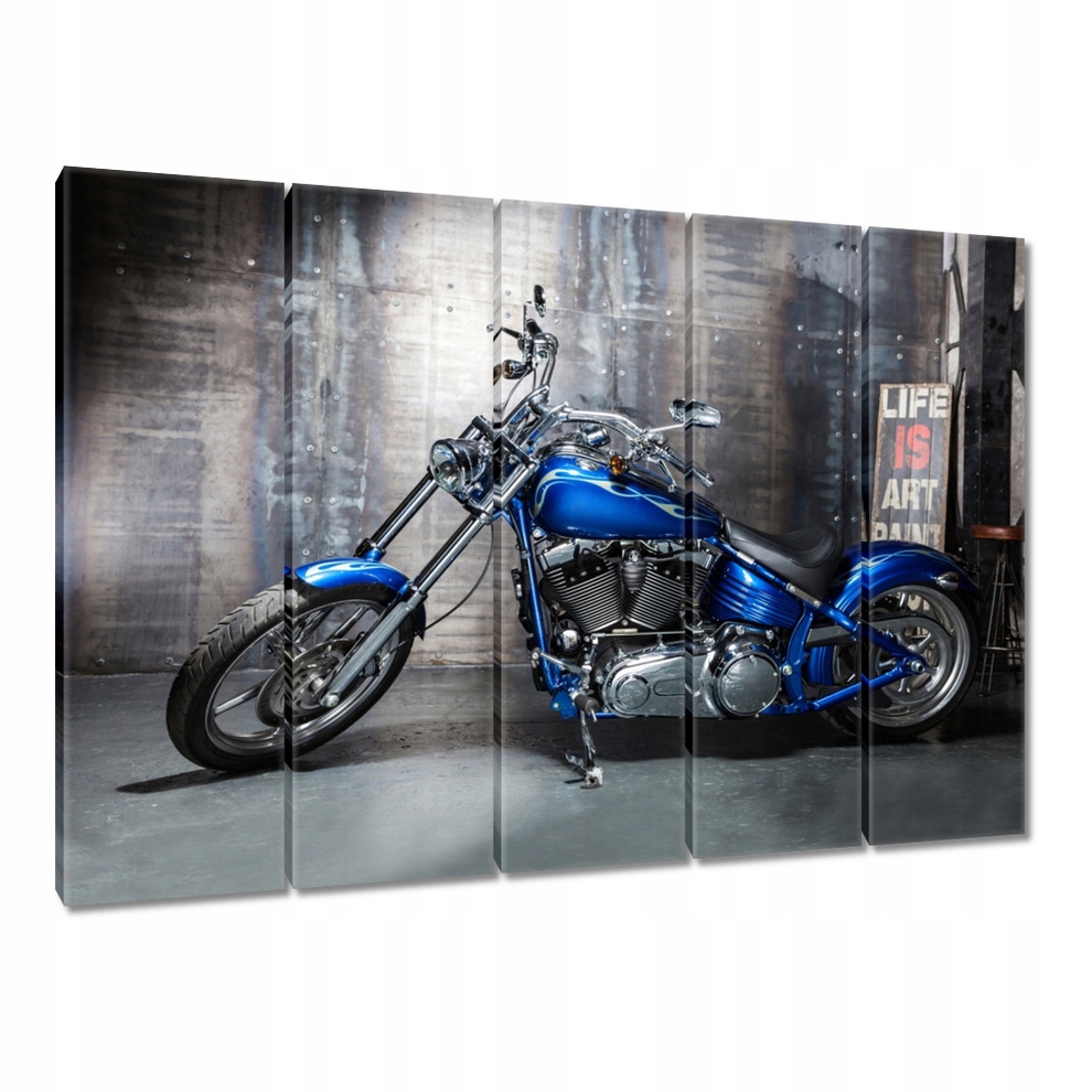 Obraz 225x160 Niebieski chopper