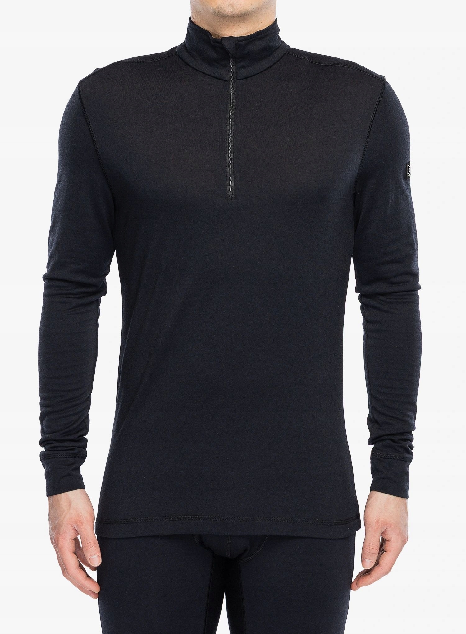 Bluza termoaktywna Super.natural Arctic230 Zip 1/4 jet black M