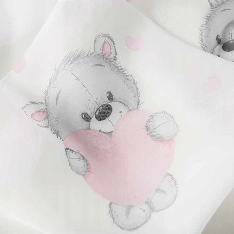 Firana gotowa"MISIAKI "- woal 200x150