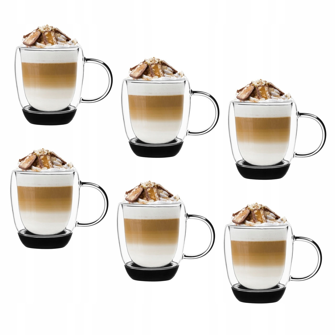 

Szklanki Termiczne Latte kawy herbaty 6 szt 350 ml