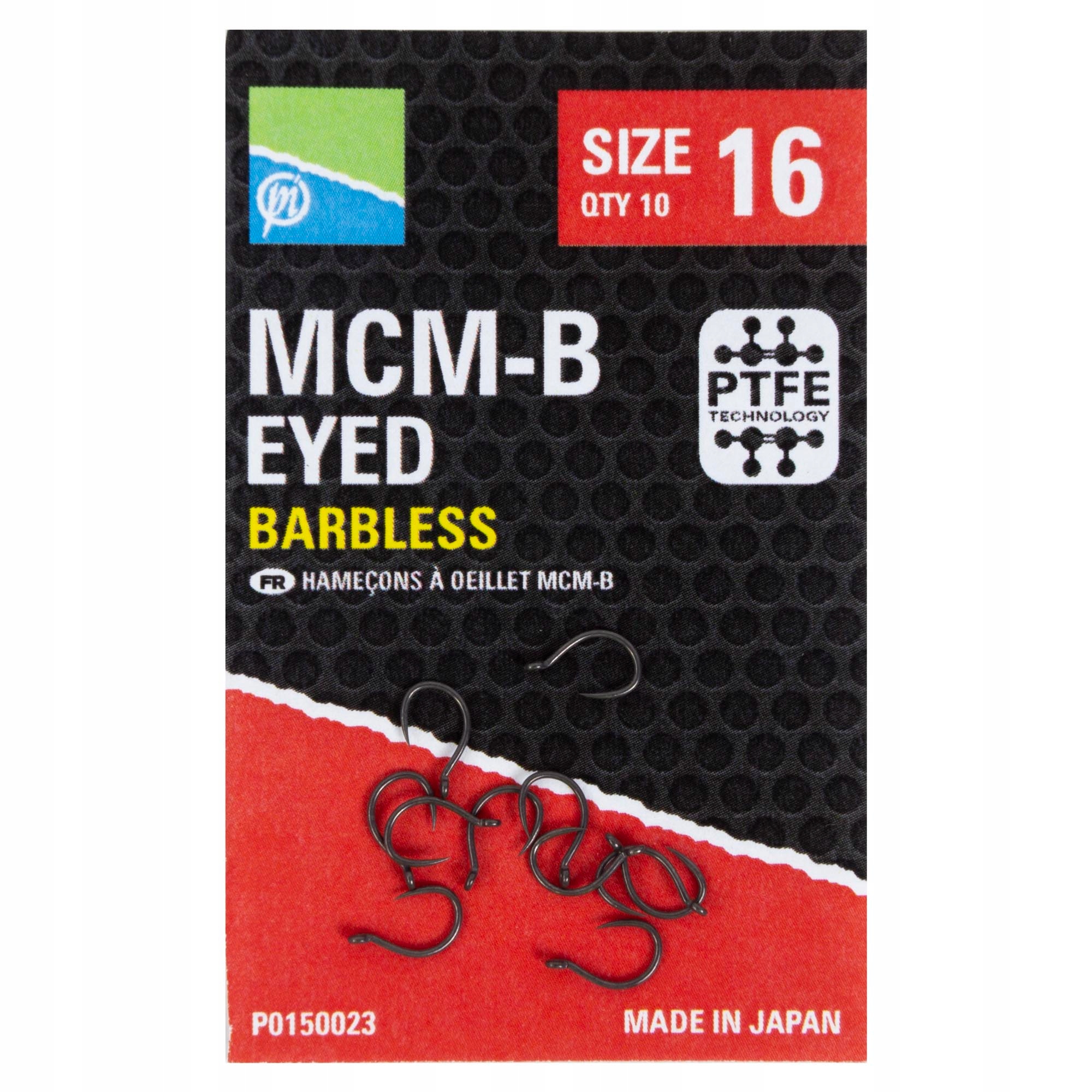 Haczyki Preston Mcm B Barbless Eyed 14