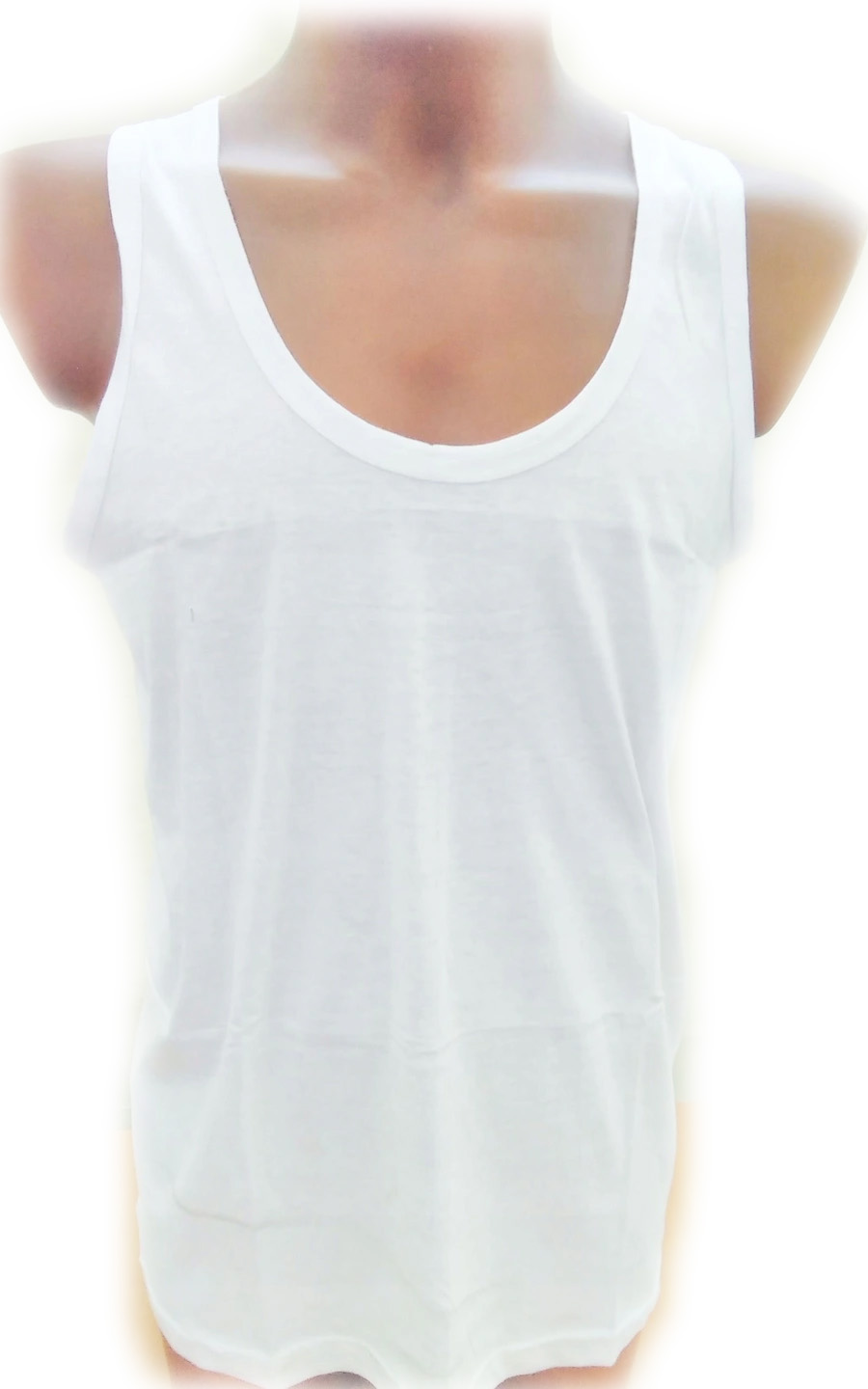 

Podkoszulek T-shirt Męski Biały szt.2 Bawełn r.2XL