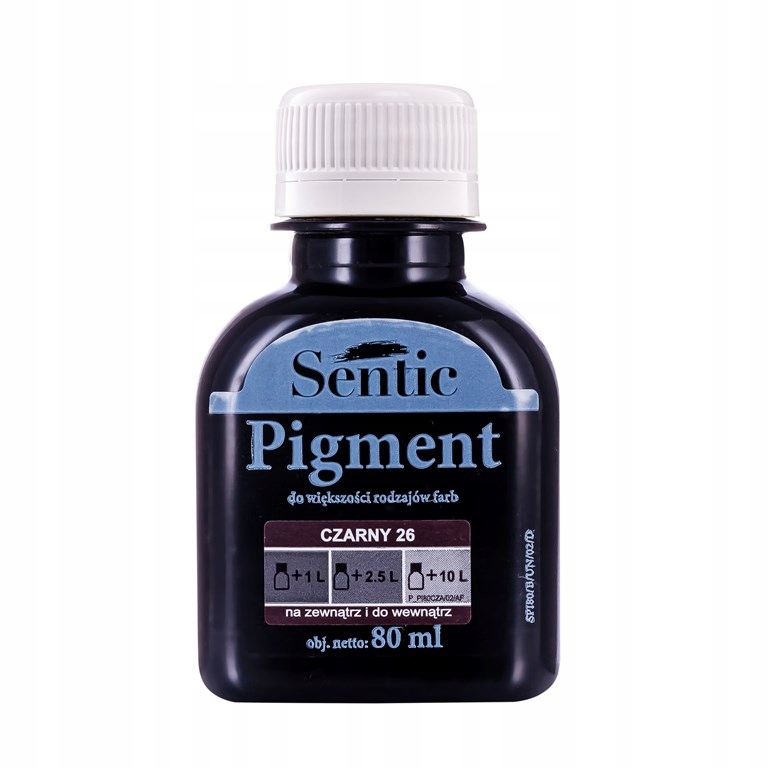 Pigment do farb SENTIC 80ml - CZARNY D26