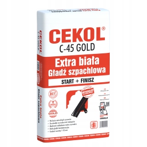 

Extra Biała Gładź Szpachlowa Cekol C-45 Gold 5kg