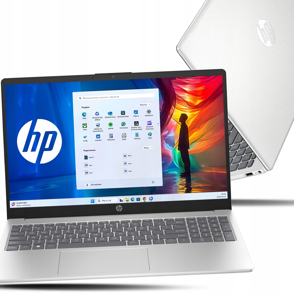Laptop HP Pavilion 15 Ryzen 7 16 GB RAM 1 TB SSD 15,6 FHD srebrny