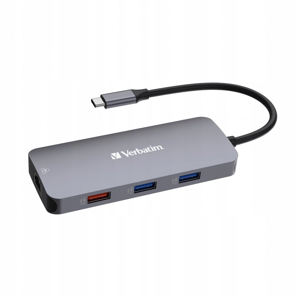 Verbatim Hub Usb-c Pro Multiport 9 Port, 3x Usb 3.2, 2x Usb-c, Hdmi, …