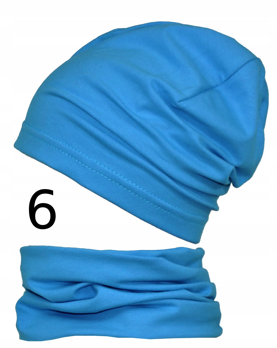 KOMPLET CZAPKA i KOMIN chłopięcy WIOSNA kol. 3-6L Sezon jesienny wiosenny