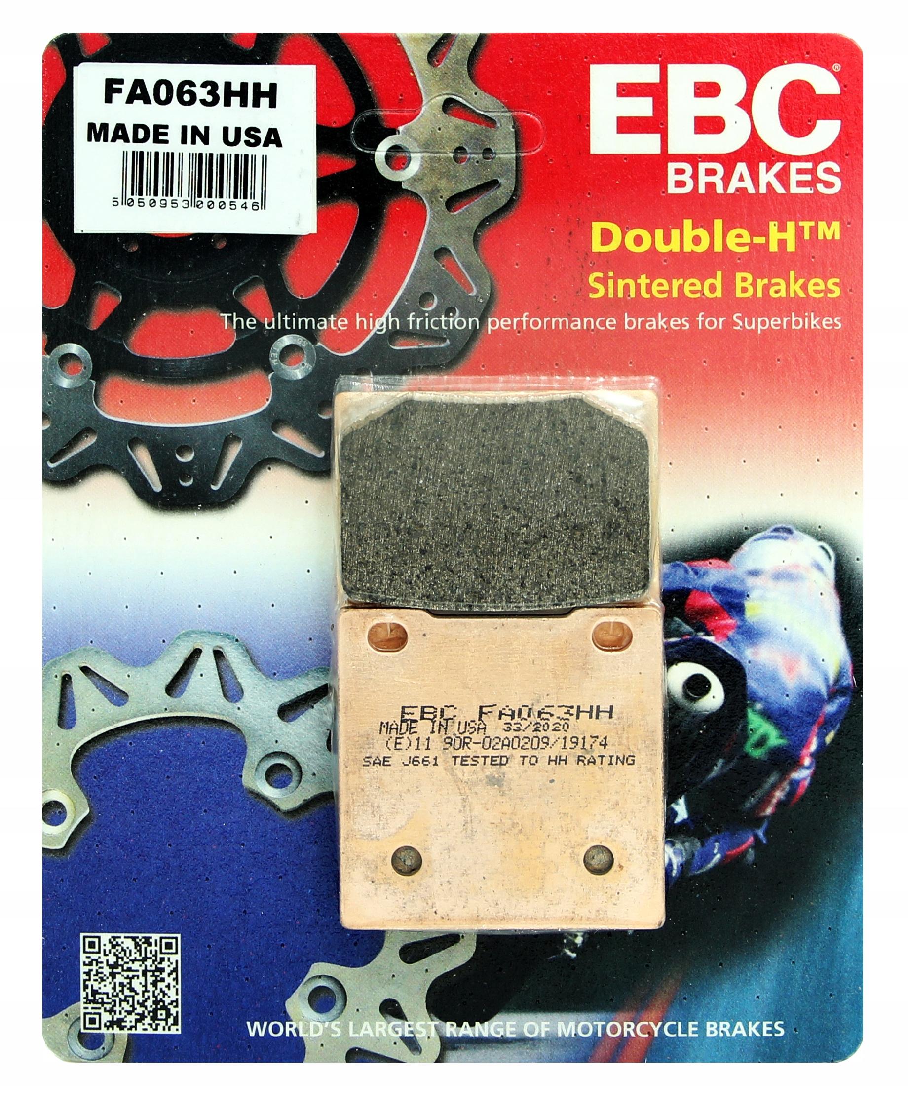 ТОРМОЗНЫЕ КОЛОДКИ EBC FA063HH