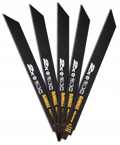 Pilový List na řezání kovu 305 mm 5ks pro pilu ocasku Dewalt
