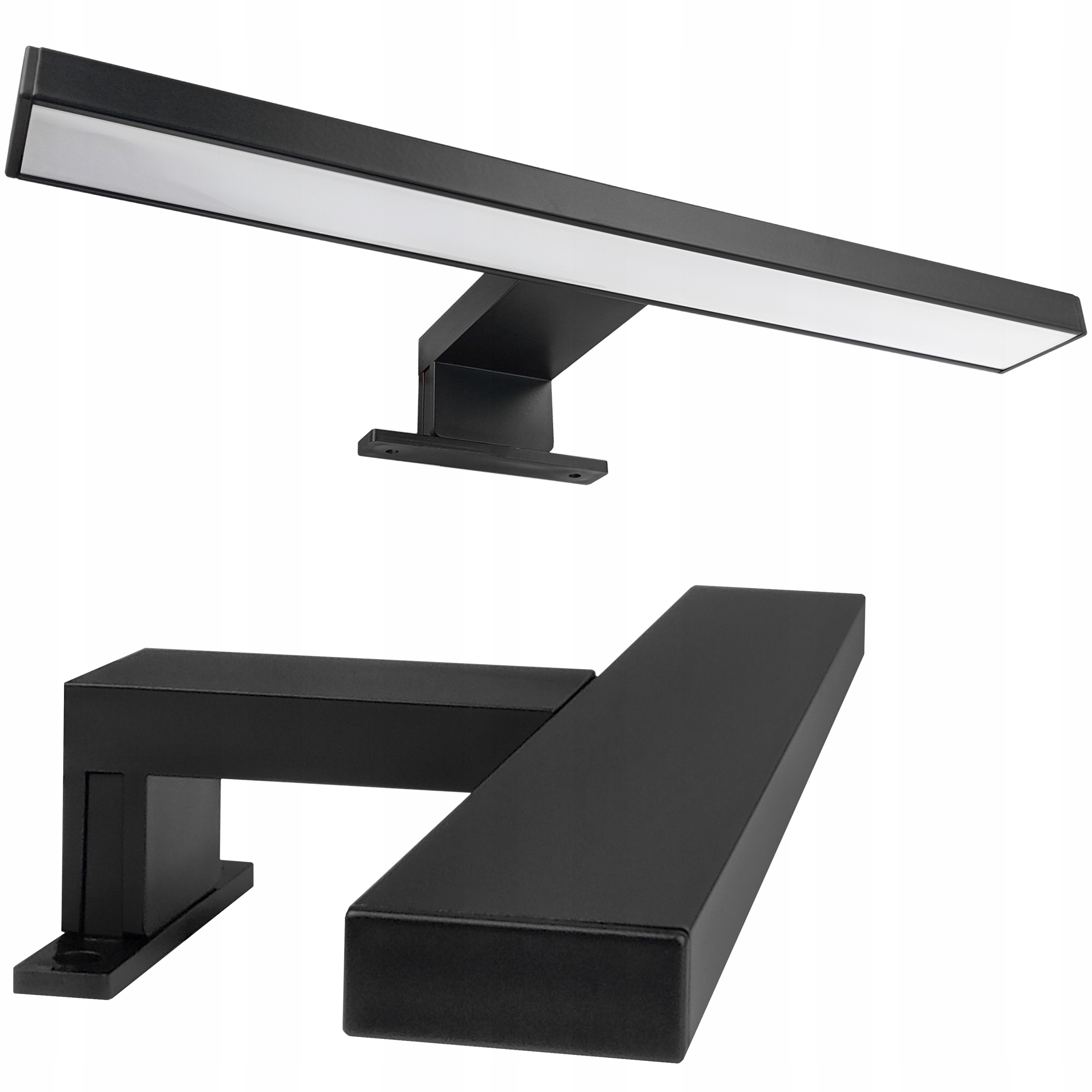 Kinkiet LEDTechnics czarny zintegrowane źródło LED 7 W