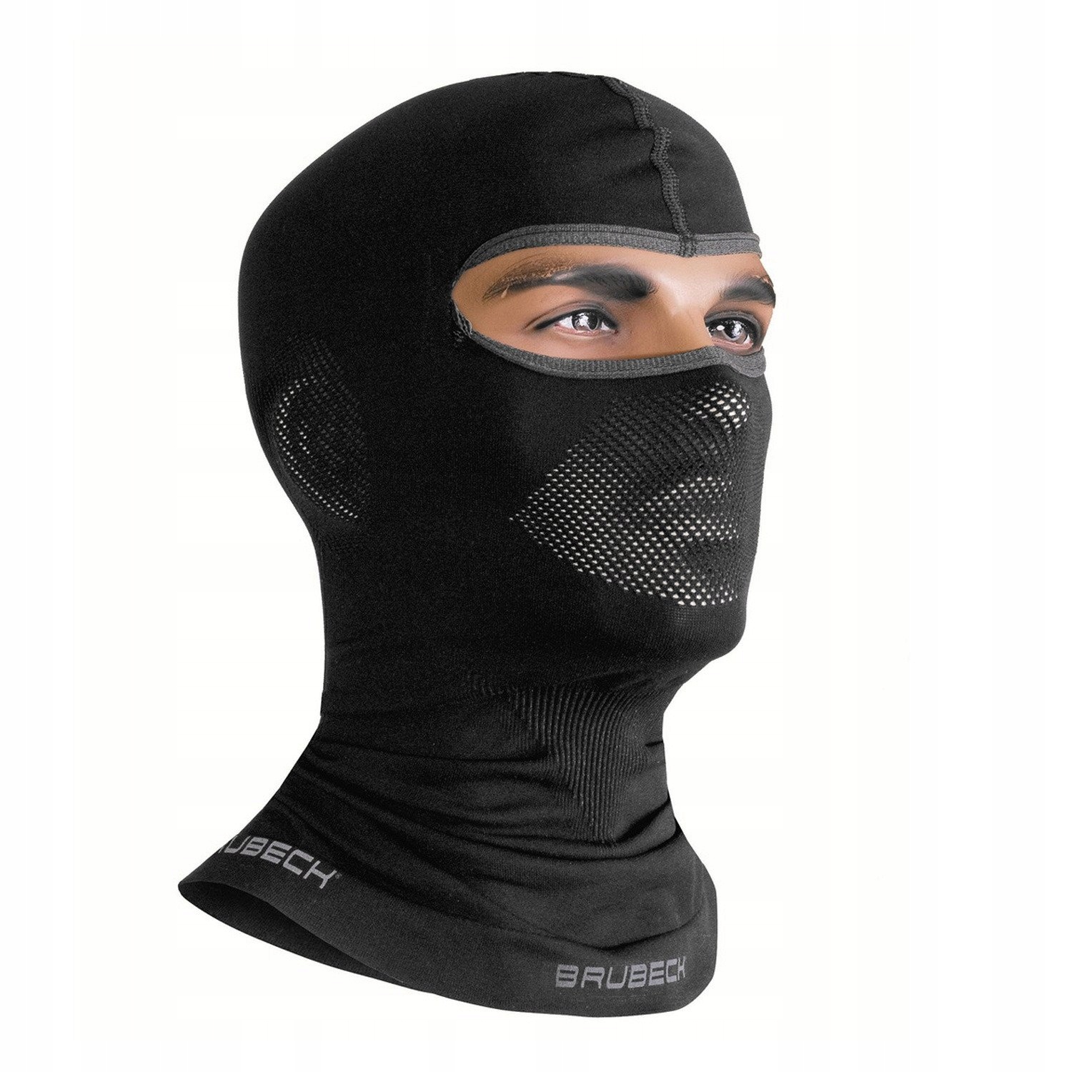 KOMINIARKA MOTOCYKLOWA BRUBECK pod kask na motor CZARNA szybkoschnąca Rozmiar L/XL