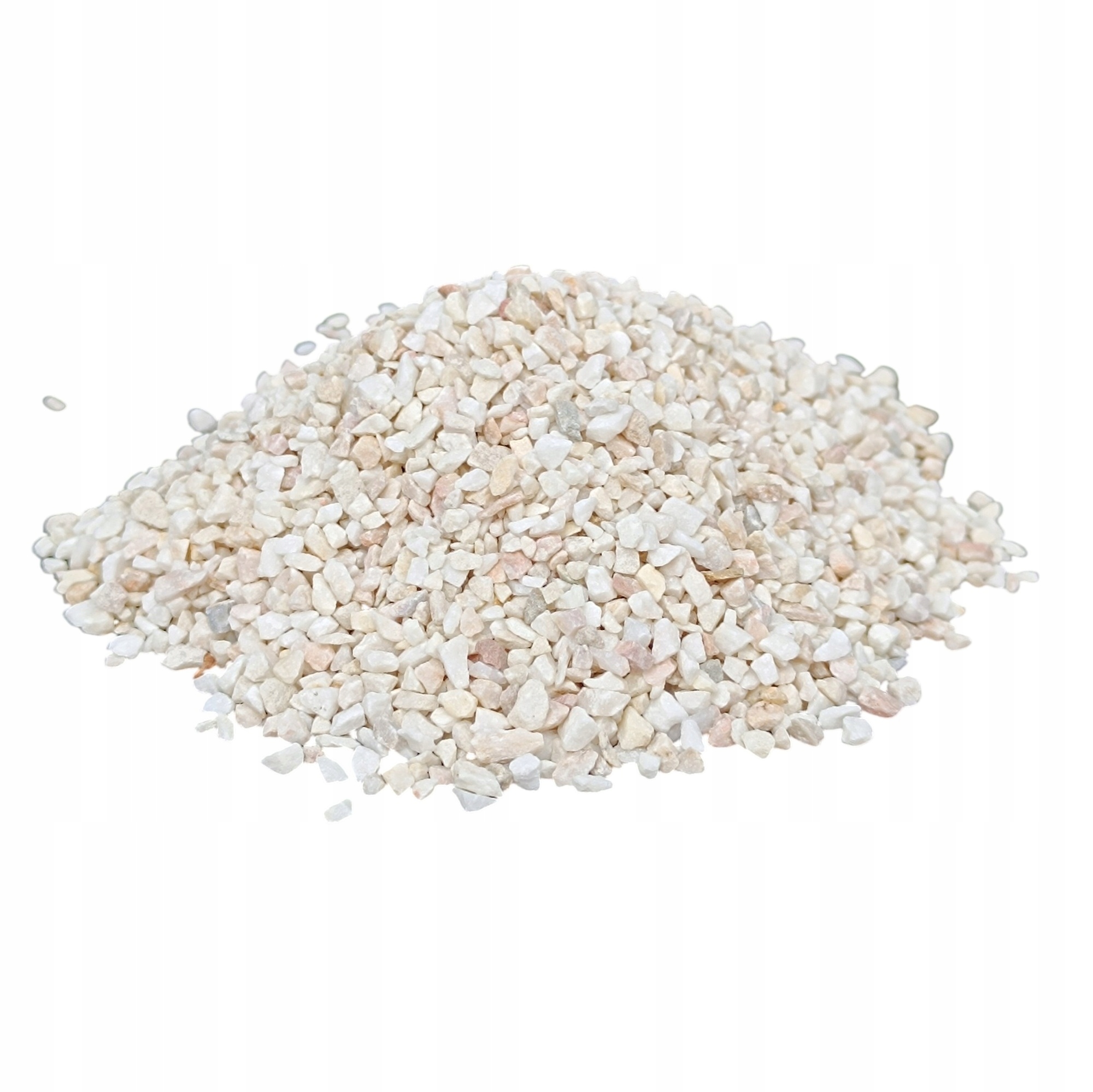 Grys Biały 1-4mm 1000kg Naturalny Kamień Ogrodowy Ozdobny Ścieżki Alejki