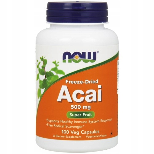 

Now Foods Jagody Acai 500mg Antyoksydant 100 kaps