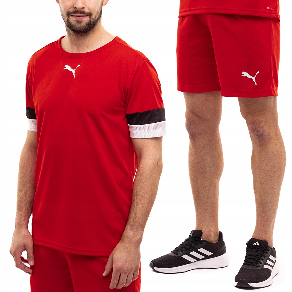 Sportovní oblečení Puma teamRISE Pánský tréninkový komplet Tričko Kraťasy S