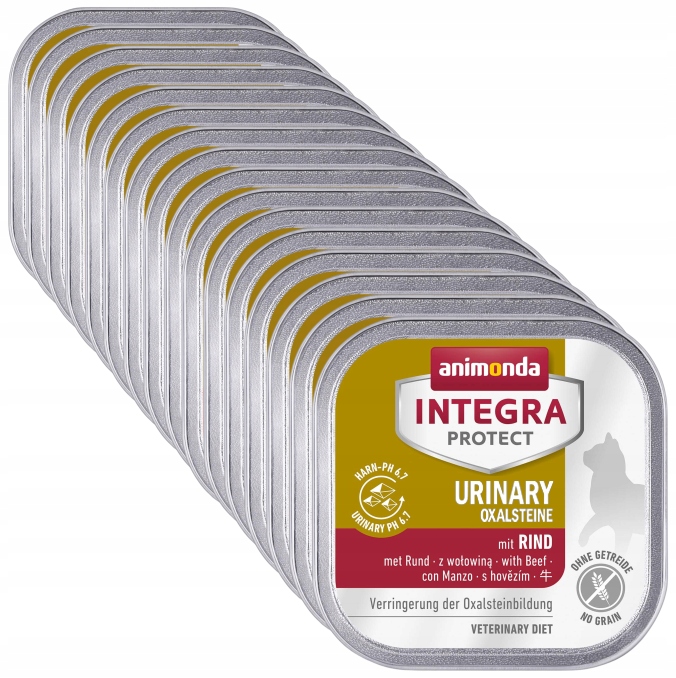 Levně Animonda Integra Urinary Oxal Hovězí maso (onemocnění močových cest 16x100g
