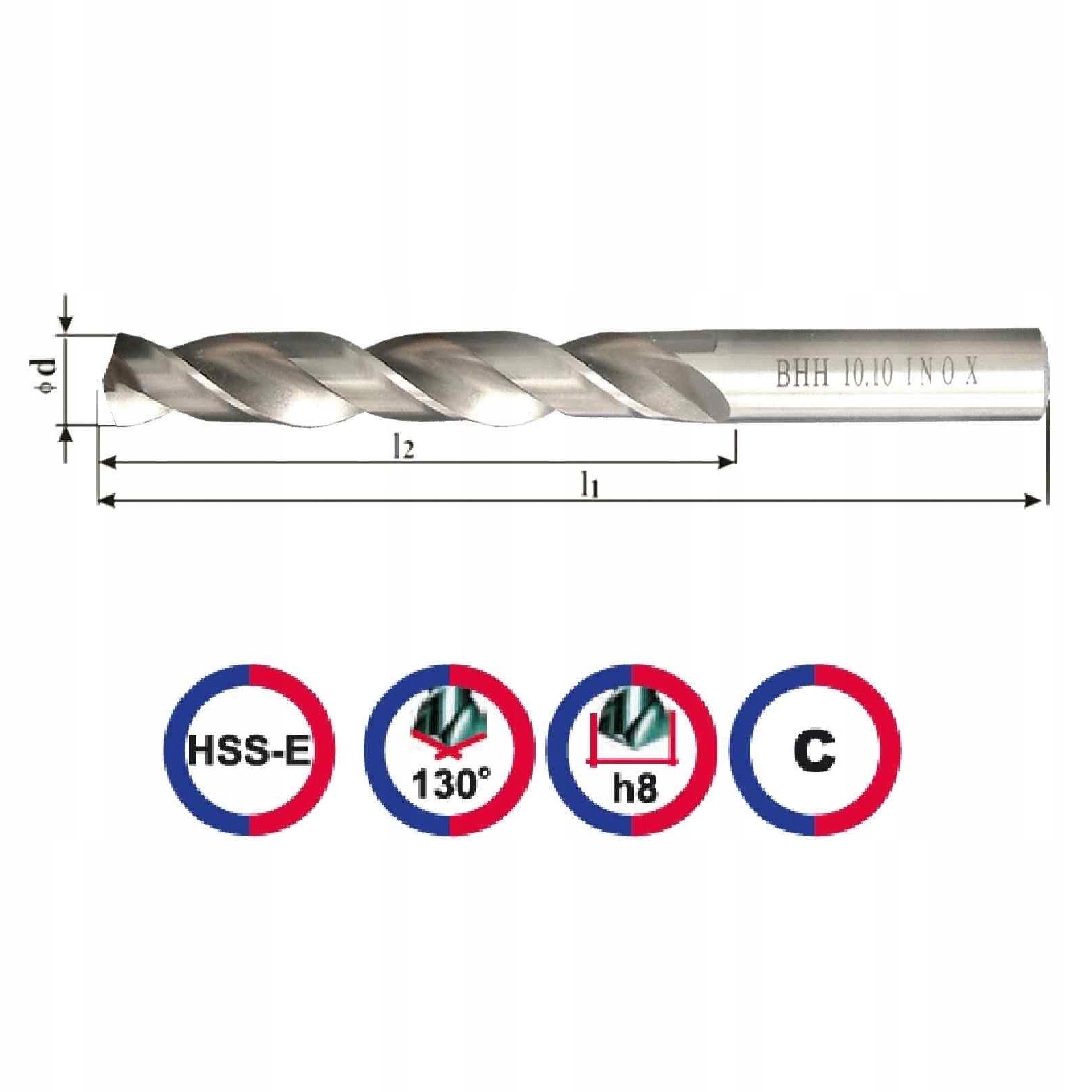 

Wiertło Nwka 2,5mm Inox Hss-e Wiertła Baildon