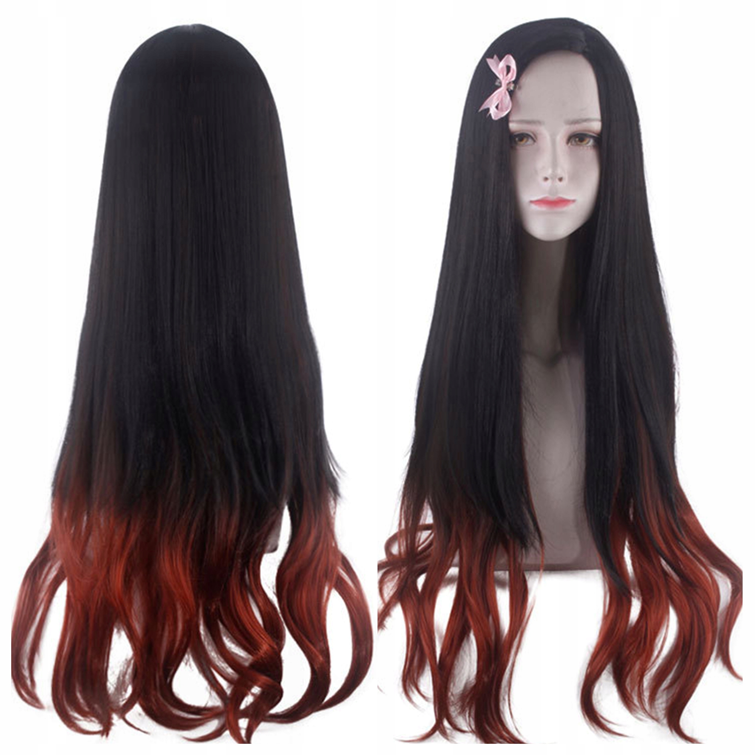 

Peruka Nezuko Kamado Demon Slayer cosplay anime
