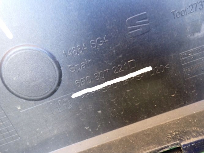 SEAT IBIZA 6F0 V 17- front bumper front