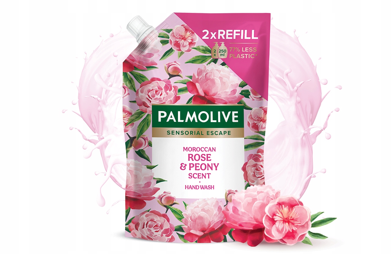 Palmolive mydło w płynie SENSORIAL ESCAPE Rose & Peony 500ml DOYPACK Stan opakowania oryginalne
