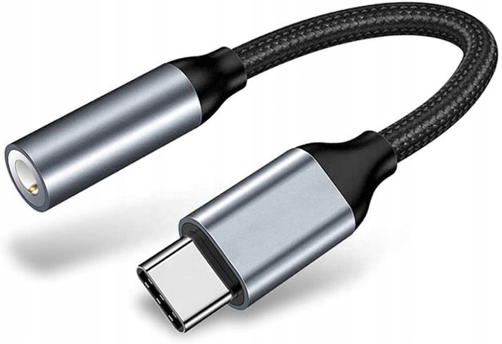 PRZEJŚCIÓWKA ADAPTER USB C MINI JACK DAC 3,5mm AUX