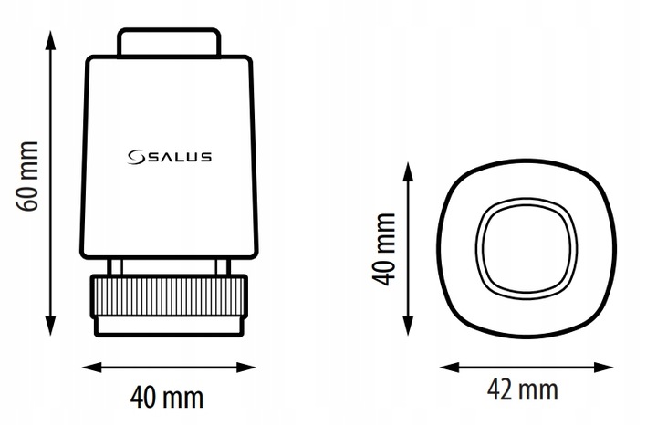 SIŁOWNIK TERMOELEKTRYCZNY DO ROZDZIELACZ T28NC 230V M28x1.5 ENERGOOSZCZĘDNY Waga produktu z opakowaniem jednostkowym 0.5 kg