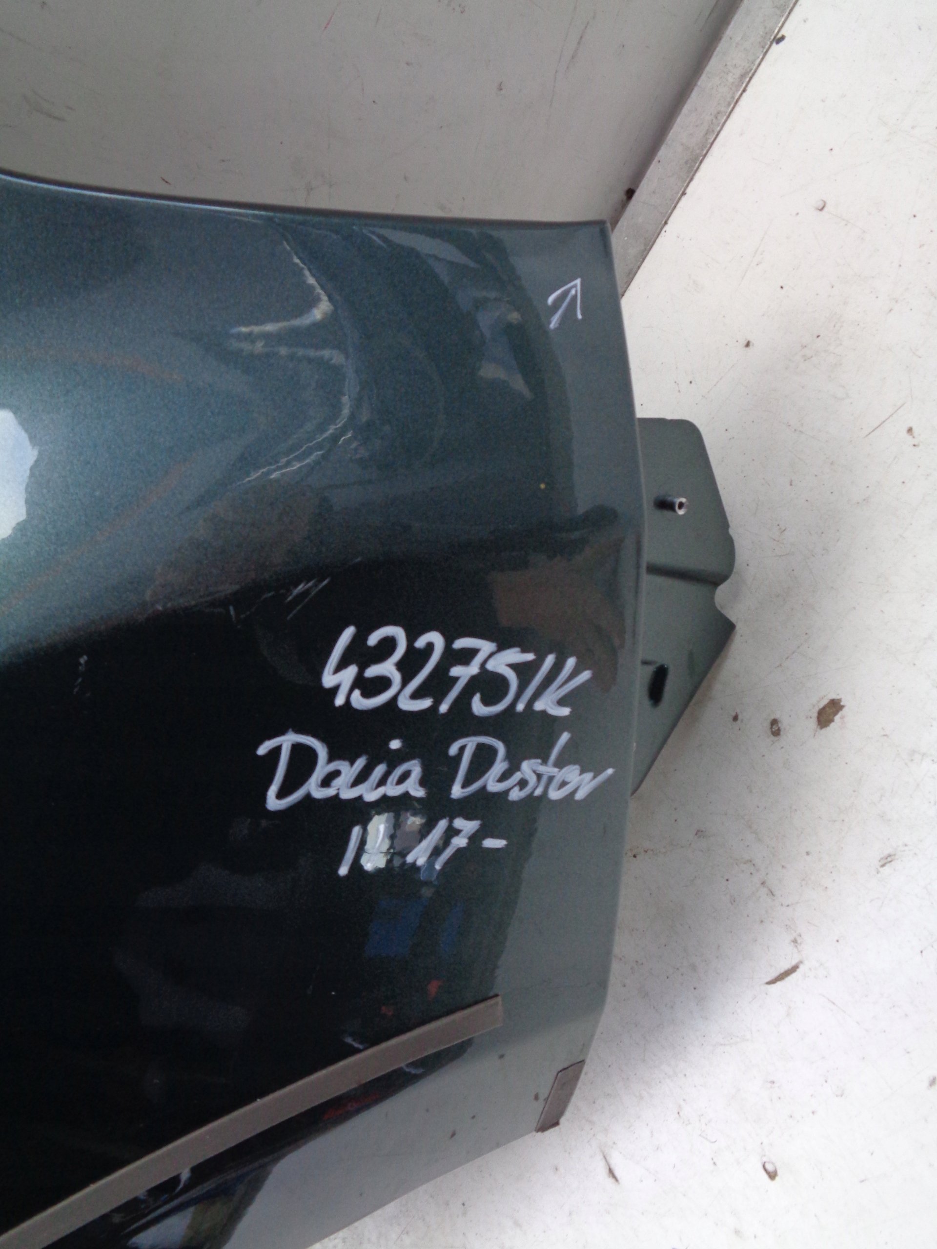 fender right front DACIA DUSTER II 17- NR 43275