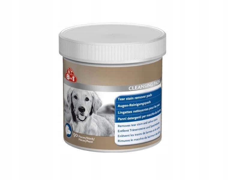 

8IN1 Płatki do uszu dla psa Cleansing Pads 90szt
