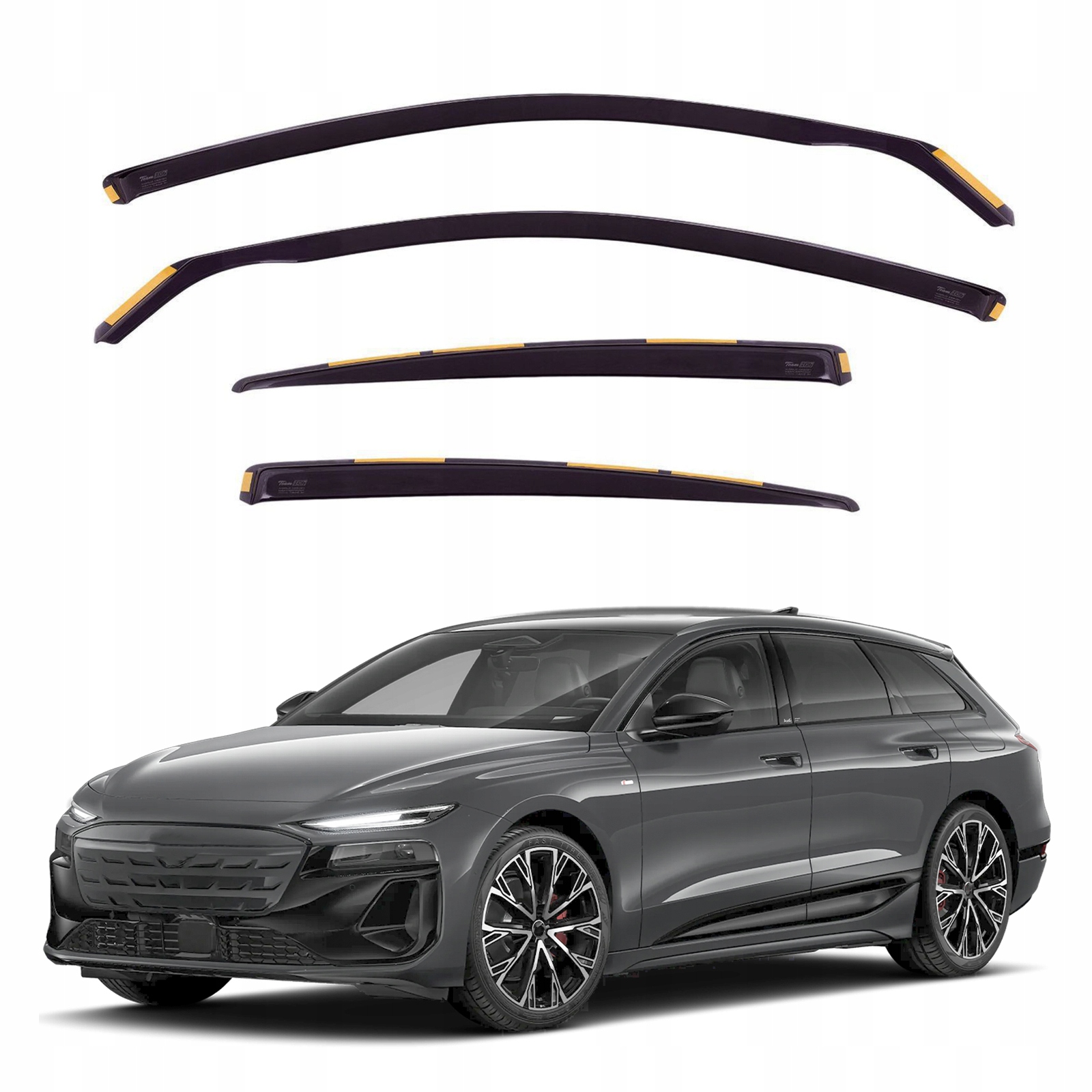 Deflektory ofuky okien pre Audi A6 E-tron 5D od 2024 Kombi 4ks Lse
